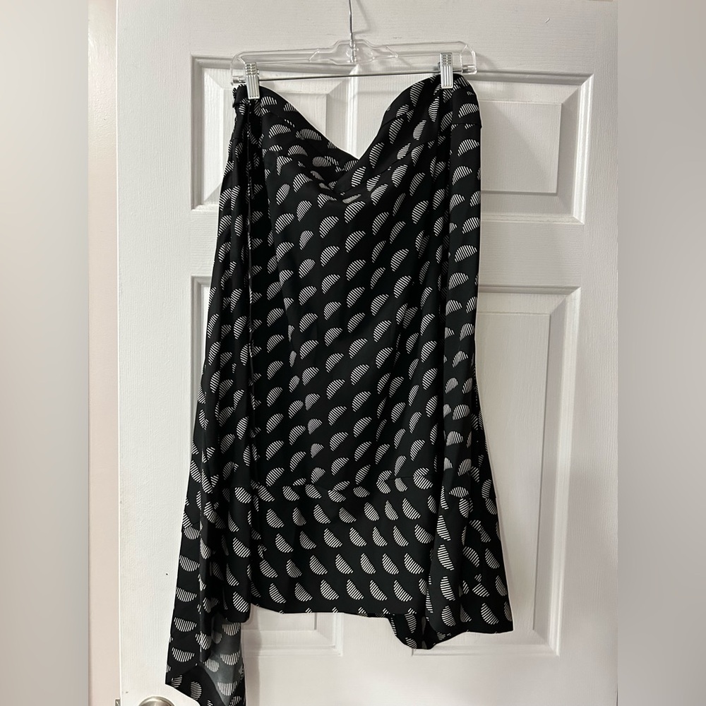 Woman’s patterned skirt